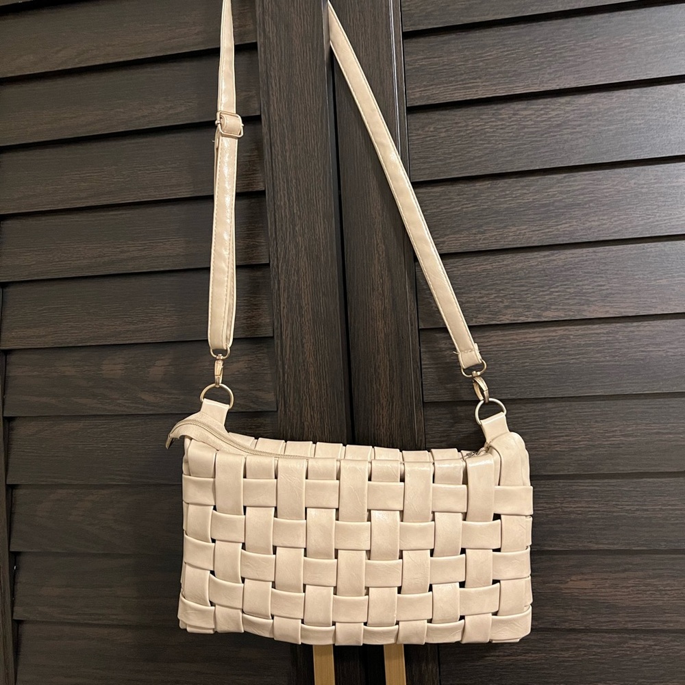 Criss Cross Padded Rectangle Bag